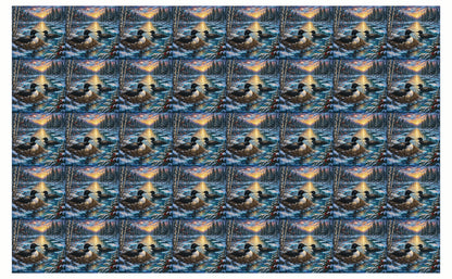 DecoCraft - Studio 1375 - Elevated Scenic Tiles Series - Winter Loon Nest