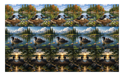 DecoCraft - Studio 1375 - Scenic Tiles Series - Lakeside Loon Assortment