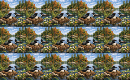 DecoCraft - Studio 1375 - Scenic Tiles Series - Summer Loon Nest