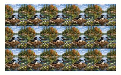 DecoCraft - Studio 1375 - Scenic Tiles Series - Summer Loon Nest