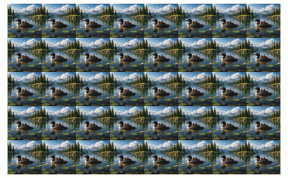 DecoCraft - Studio 1375 - Scenic Tiles Series - Loon Family Glide