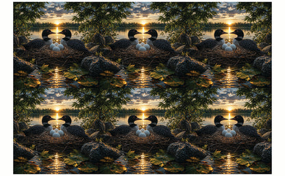 DecoCraft - Studio 1375 - Scenic Tiles Series - Golden Hour Loon Nest