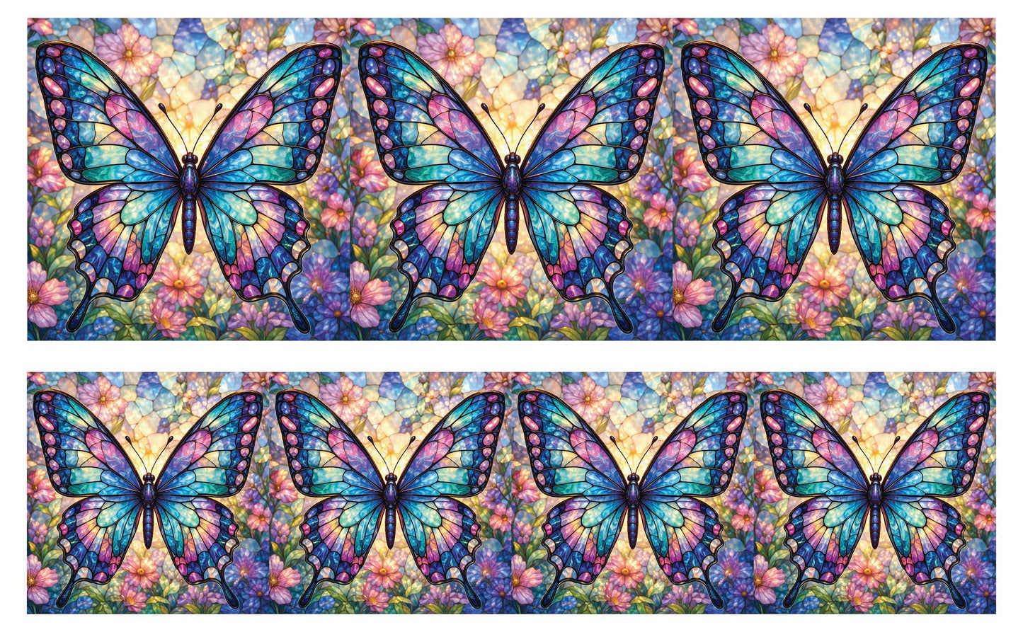 DecoCraft - Studio 1375 - Elevated Scenic Tiles Series - Jewelwing Butterfly