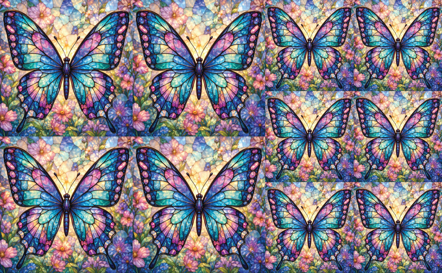 DecoCraft - Studio 1375 - Elevated Scenic Tiles Series - Jewelwing Butterfly
