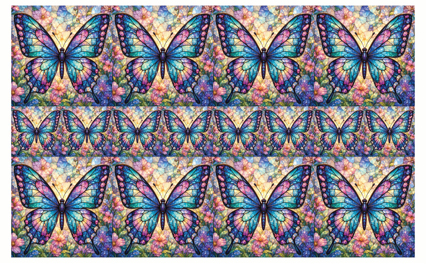 DecoCraft - Studio 1375 - Elevated Scenic Tiles Series - Jewelwing Butterfly