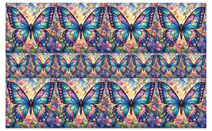 DecoCraft - Studio 1375 - Elevated Scenic Tiles Series - Jewelwing Butterfly