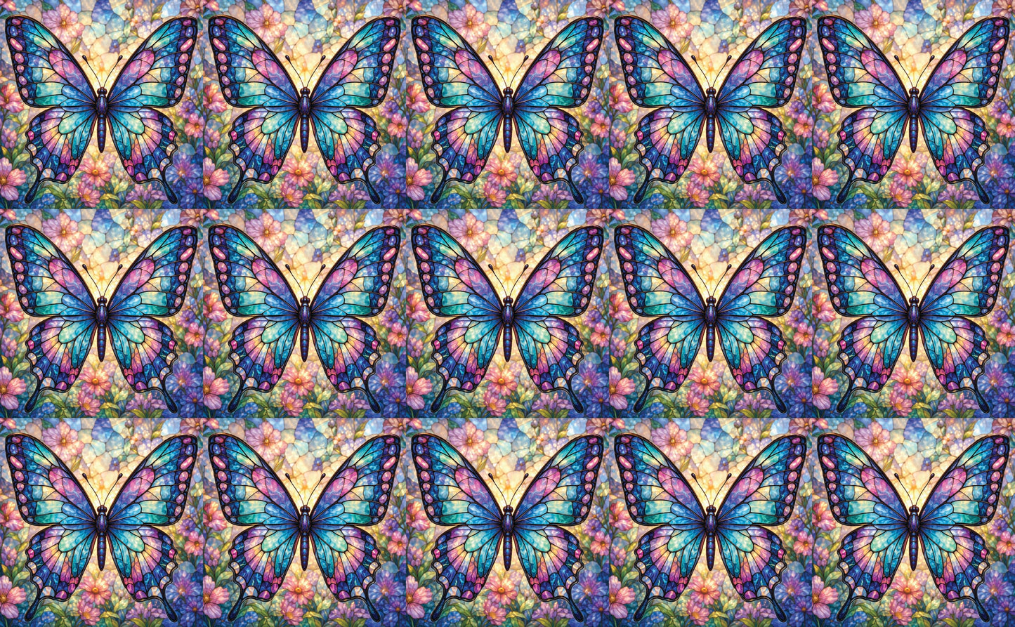 DecoCraft - Studio 1375 - Elevated Scenic Tiles Series - Jewelwing Butterfly