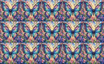 DecoCraft - Studio 1375 - Elevated Scenic Tiles Series - Jewelwing Butterfly