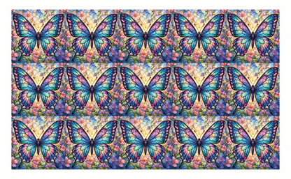 DecoCraft - Studio 1375 - Elevated Scenic Tiles Series - Jewelwing Butterfly