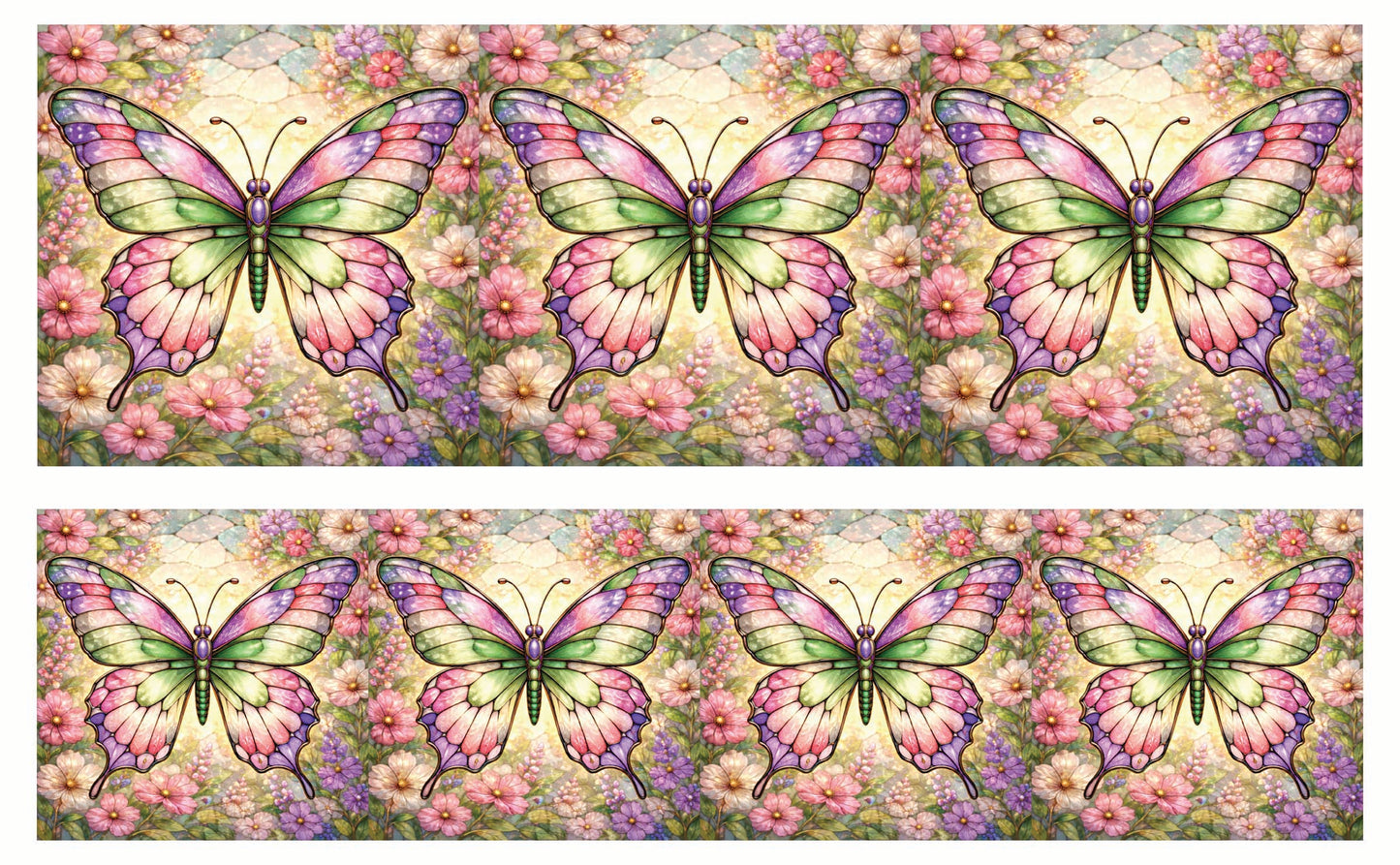 DecoCraft - Studio 1375 - Elevated Scenic Tiles Series - Petalsoft Butterfly