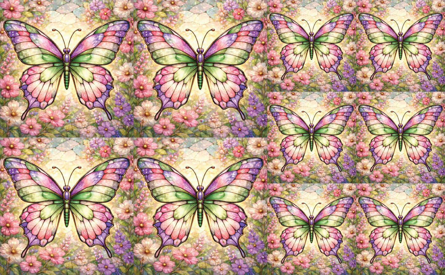 DecoCraft - Studio 1375 - Elevated Scenic Tiles Series - Petalsoft Butterfly