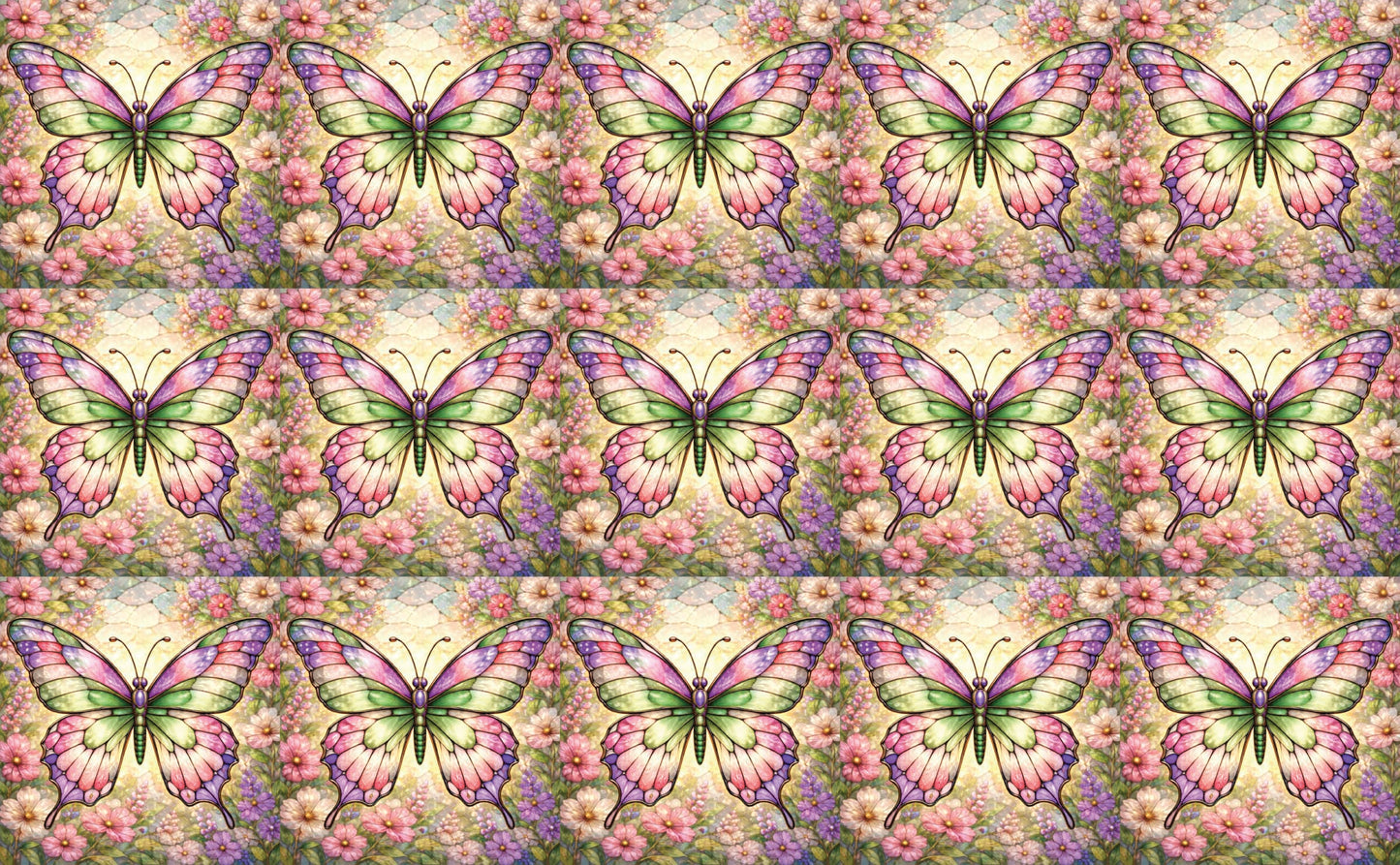 DecoCraft - Studio 1375 - Elevated Scenic Tiles Series - Petalsoft Butterfly