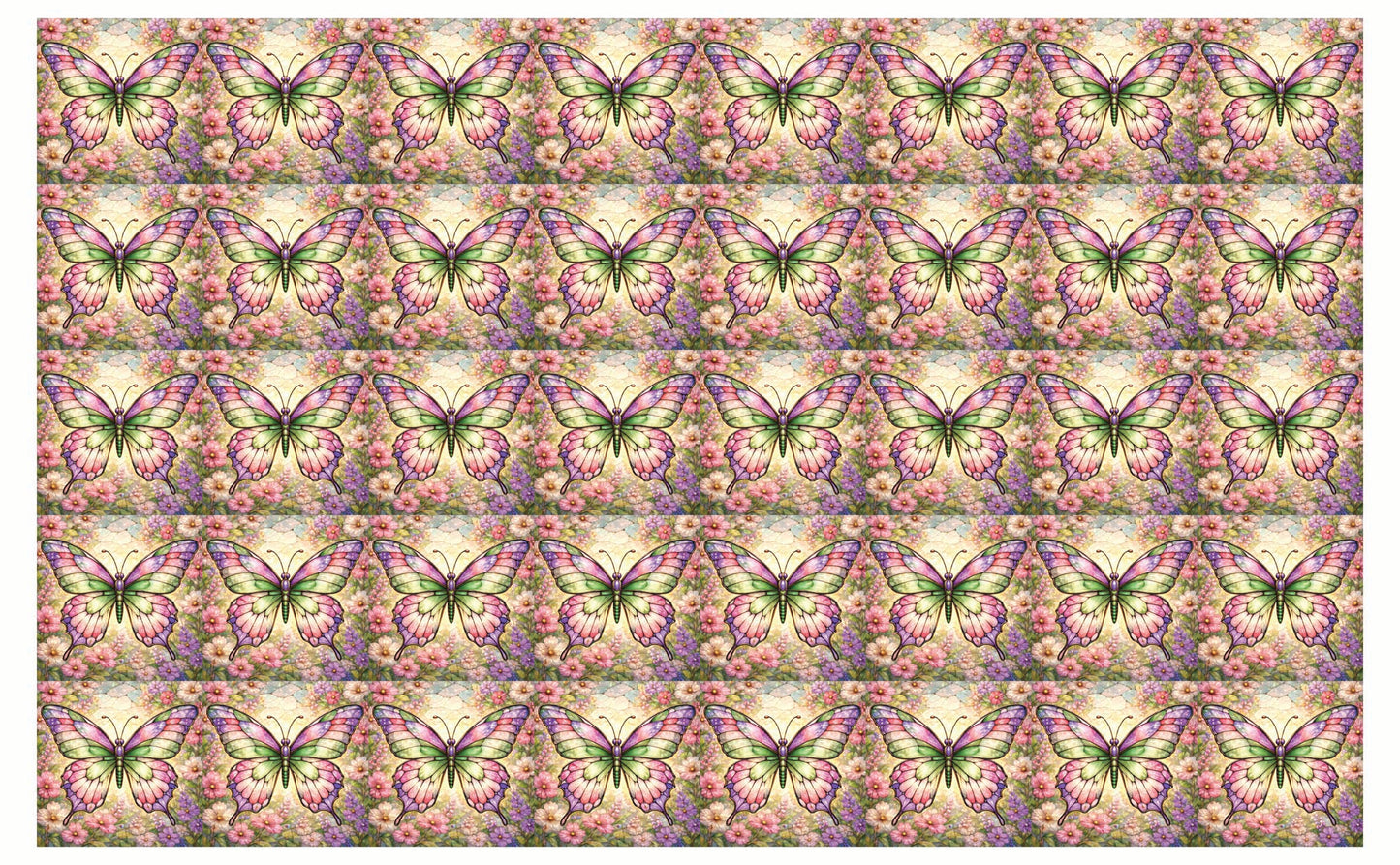 DecoCraft - Studio 1375 - Elevated Scenic Tiles Series - Petalsoft Butterfly