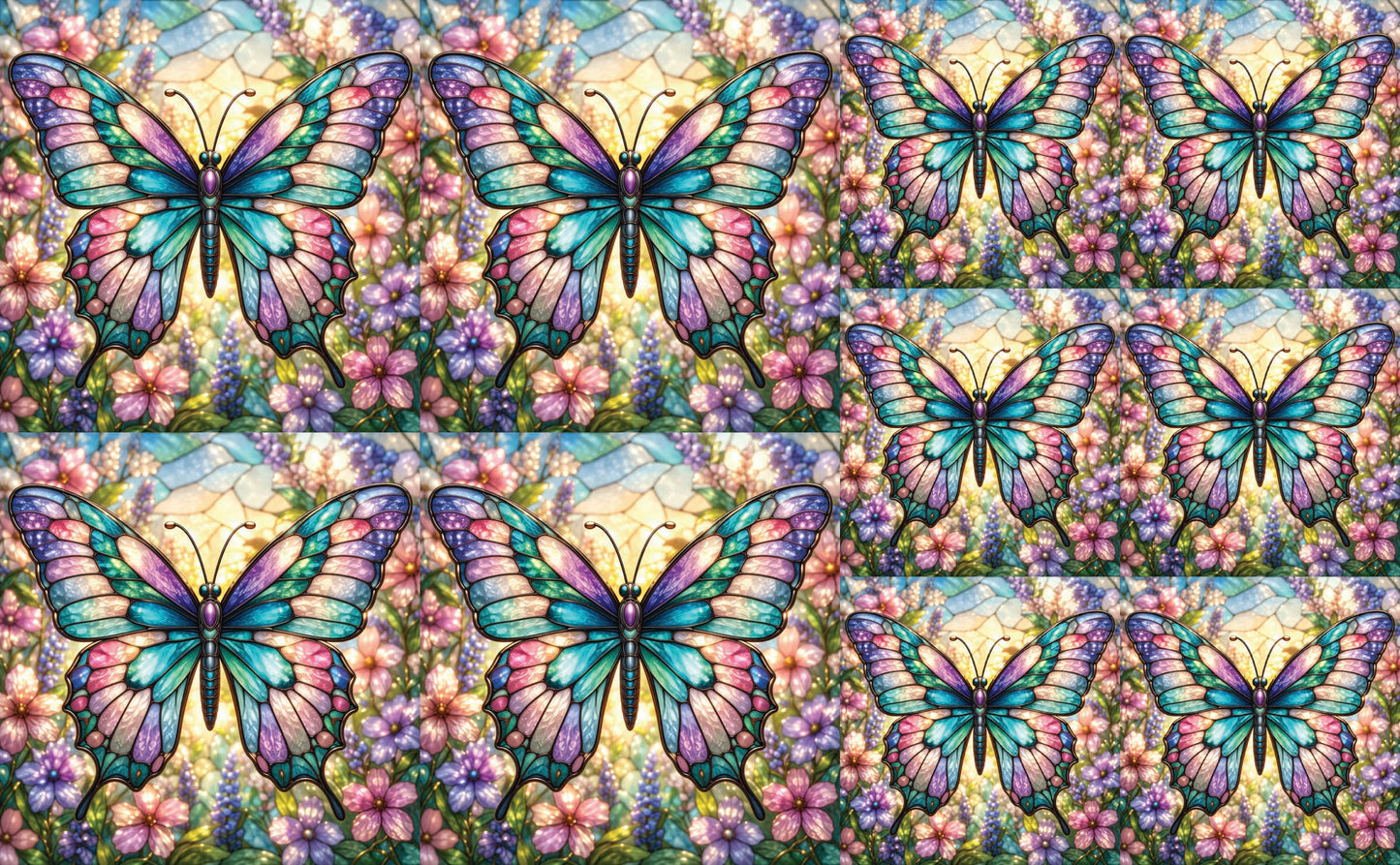 DecoCraft - Studio 1375 - Elevated Scenic Tiles Series - Luminous Butterfly