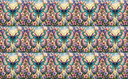 DecoCraft - Studio 1375 - Elevated Scenic Tiles Series - Luminous Butterfly