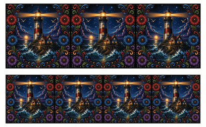 DecoCraft - Studio 1375 - Scenic Tiles Series - Radiant Vida Lighthouse