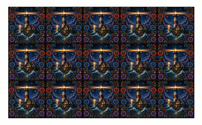 DecoCraft - Studio 1375 - Scenic Tiles Series - Radiant Vida Lighthouse