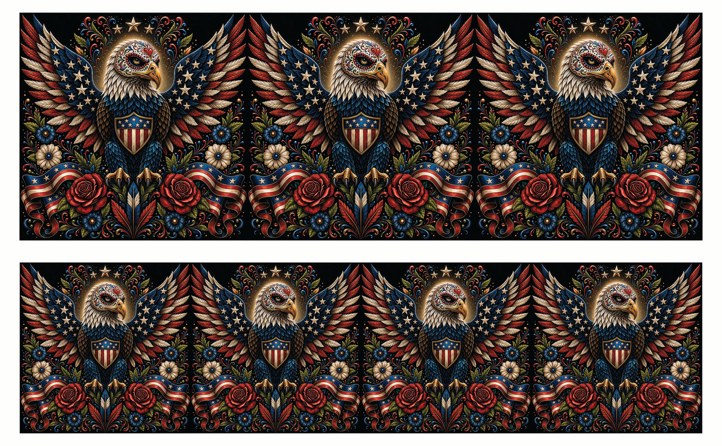 DecoCraft - Studio 1375 - Scenic Tiles Series - Radiant Vida Eagle