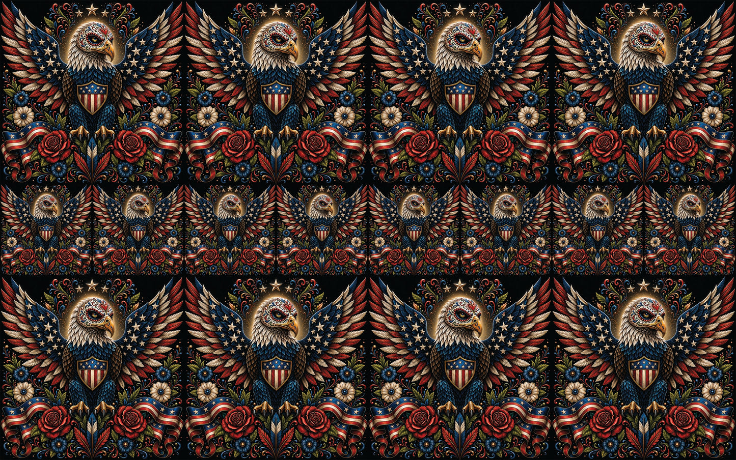 DecoCraft - Studio 1375 - Scenic Tiles Series - Radiant Vida Eagle