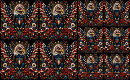 DecoCraft - Studio 1375 - Scenic Tiles Series - Radiant Vida Eagle