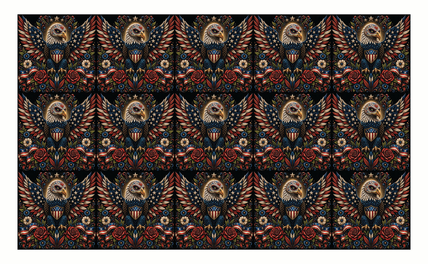 DecoCraft - Studio 1375 - Scenic Tiles Series - Radiant Vida Eagle