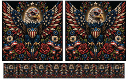 DecoCraft - Studio 1375 - Scenic Tiles Series - Radiant Vida Eagle