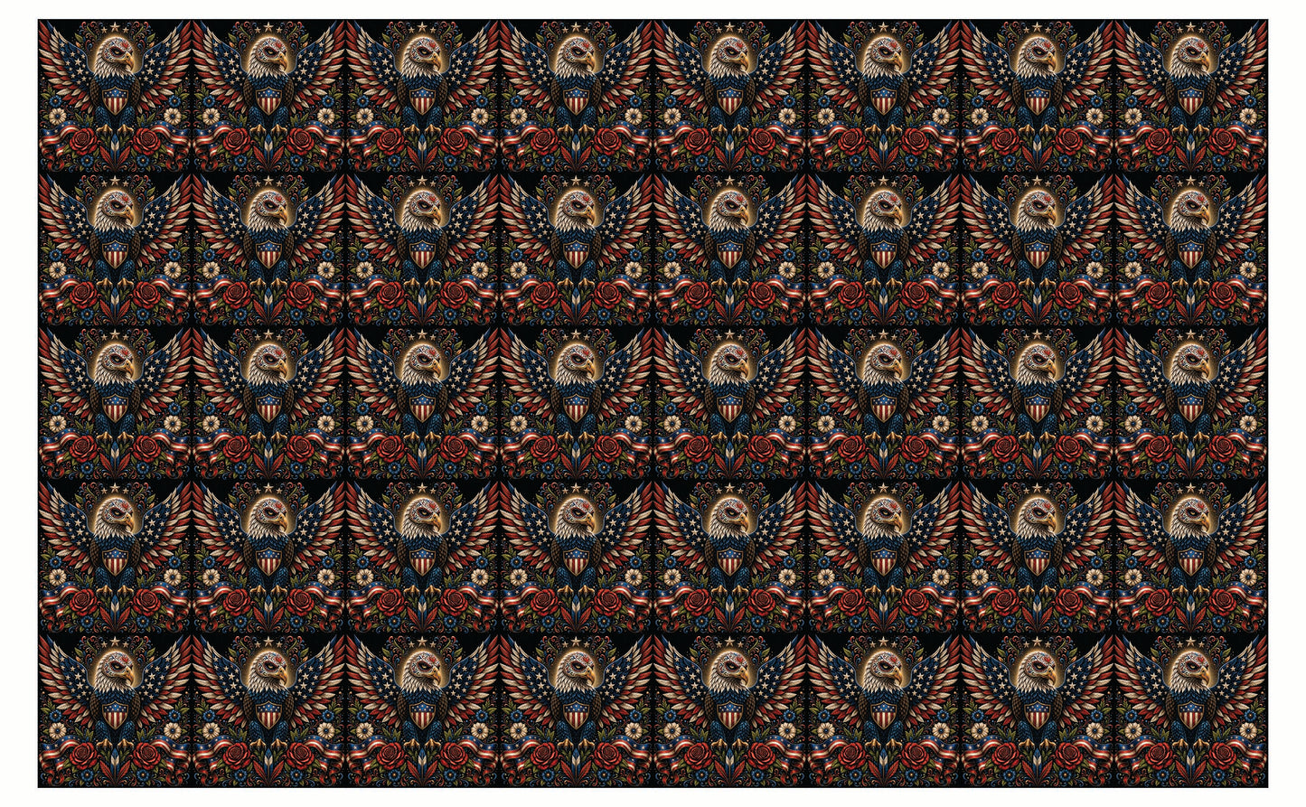 DecoCraft - Studio 1375 - Scenic Tiles Series - Radiant Vida Eagle