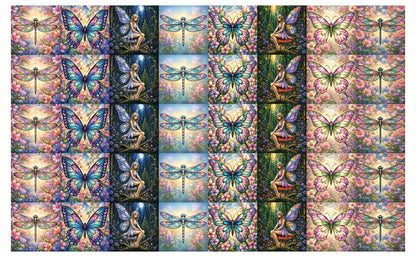 DecoCraft - Studio 1375 - Scenic Tiles Series - Luminous Wings Extra Small Assortment