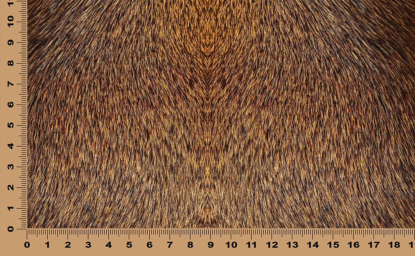 DecoCraft - Textures (Flat) Agouti Fur - Brown