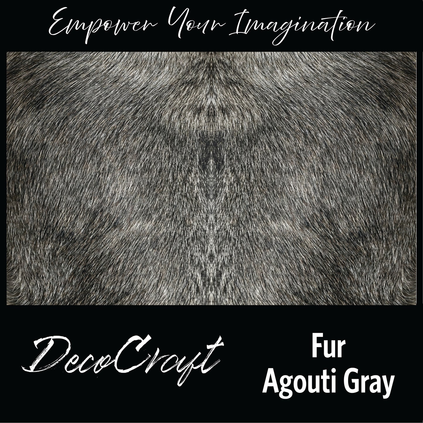 DecoCraft - Textures (Flat) Agouti Fur - Gray
