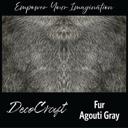 DecoCraft - Textures (Flat) Agouti Fur - Gray