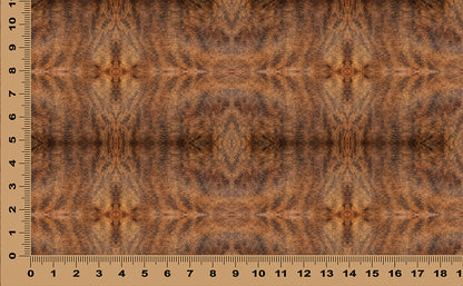 DecoCraft - Textures (Flat) Brindle Fur - Brown