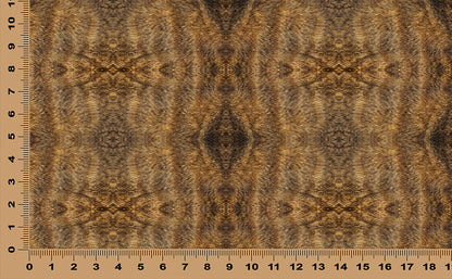 DecoCraft - Textures (Flat) Brindle Fur - Golden