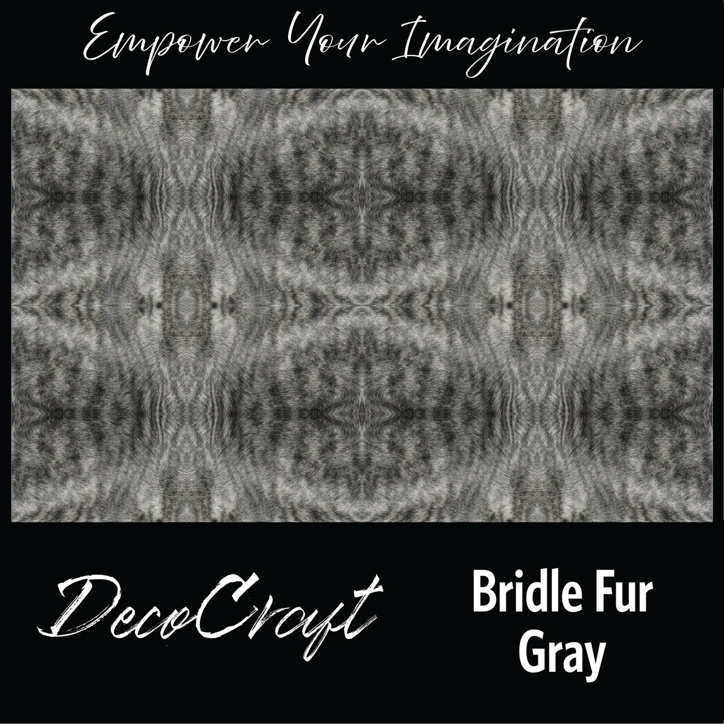 DecoCraft - Textures (Flat) Brindle Fur - Gray