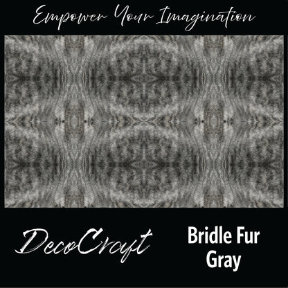 DecoCraft - Textures (Flat) Brindle Fur - Gray