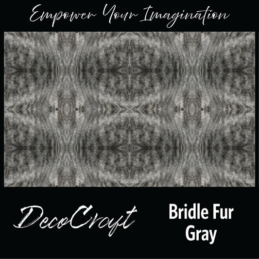 DecoCraft - Textures (Flat) Brindle Fur - Gray