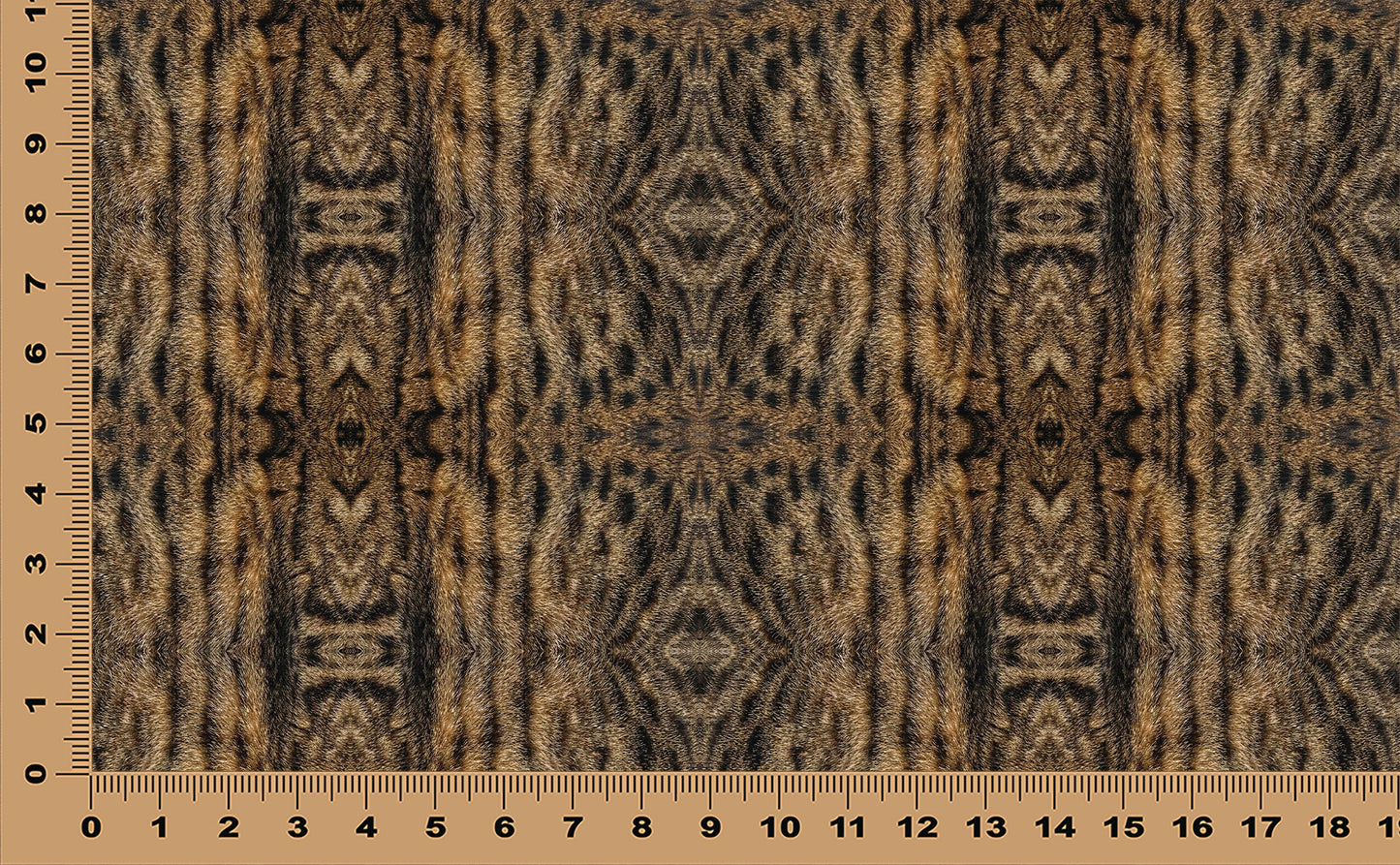 DecoCraft - Textures (Flat) Cat Fur - Brown & Black Tabby