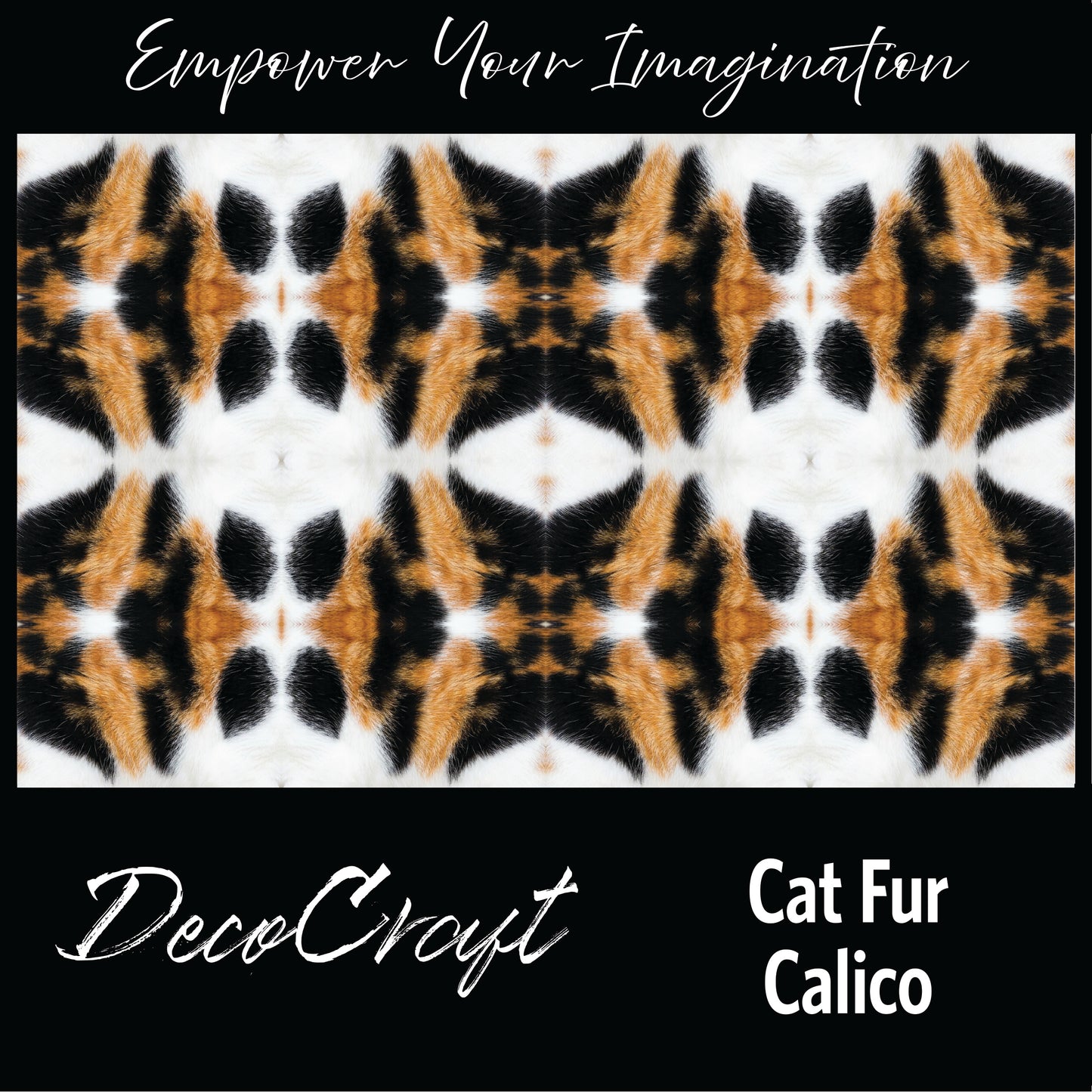DecoCraft - Textures (Flat) Cat Fur - Calico