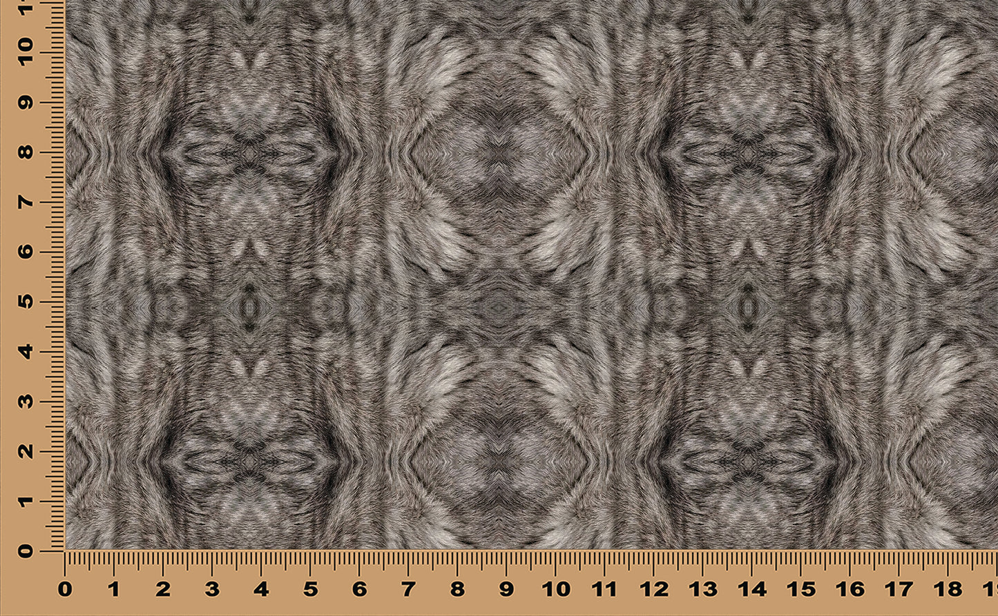 DecoCraft - Textures (Flat) Cat Fur - Gray Tabby