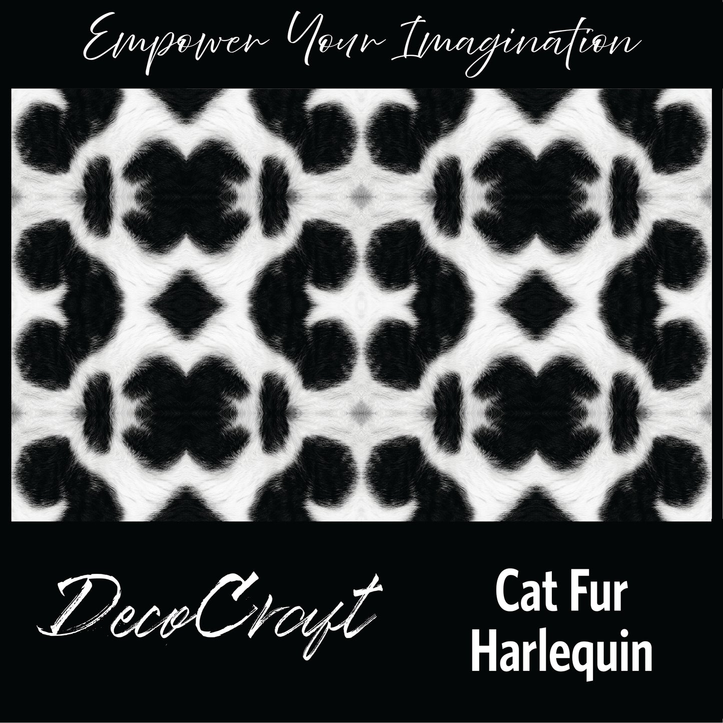 DecoCraft - Textures (Flat) Cat Fur - Harlequin