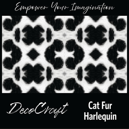 DecoCraft - Textures (Flat) Cat Fur - Harlequin