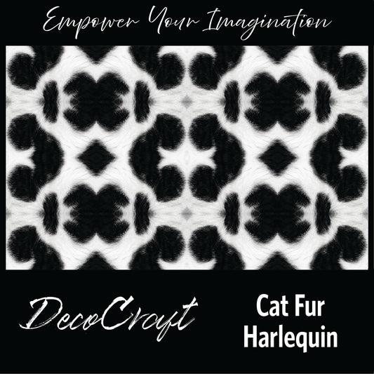 DecoCraft - Textures (Flat) Cat Fur - Harlequin