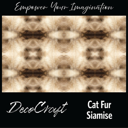 DecoCraft - Textures (Flat) Cat Fur - Siamese
