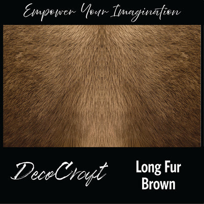 DecoCraft - Textures (Flat) Long Fur - Brown