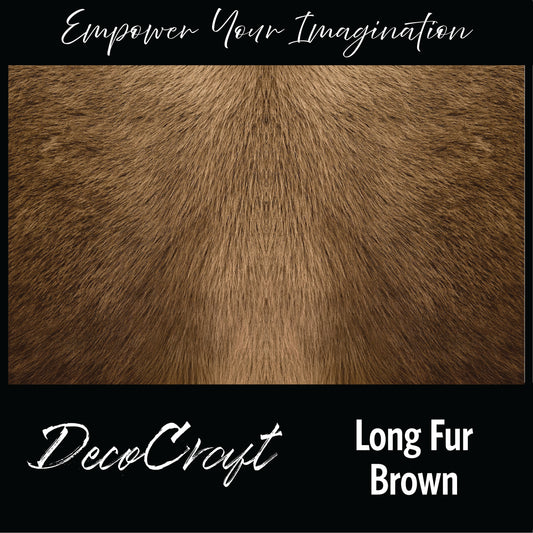 DecoCraft - Textures (Flat) Long Fur - Brown