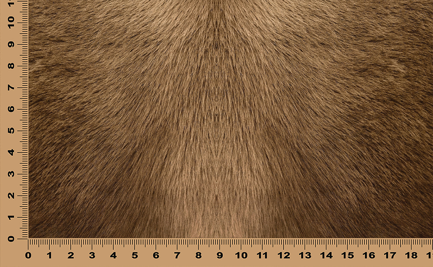 DecoCraft - Textures (Flat) Long Fur - Brown
