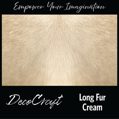 DecoCraft - Textures (Flat) Long Fur - Cream