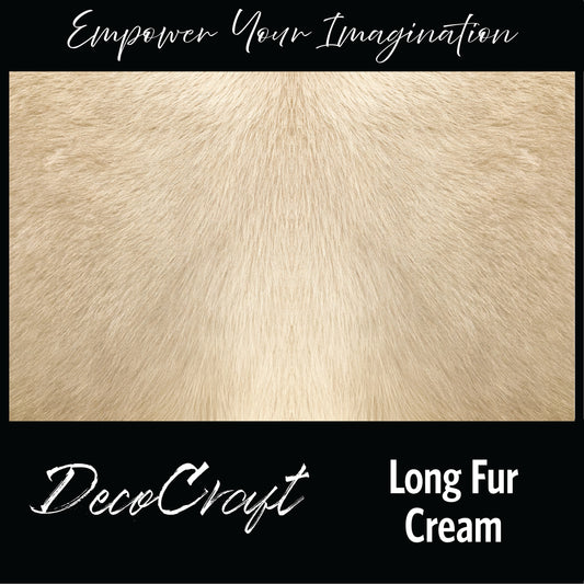 DecoCraft - Textures (Flat) Long Fur - Cream