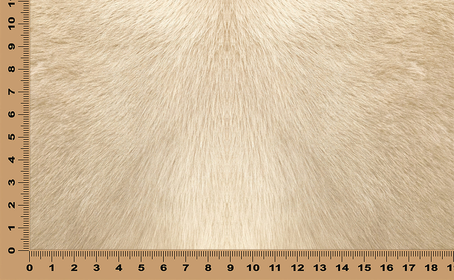 DecoCraft - Textures (Flat) Long Fur - Cream