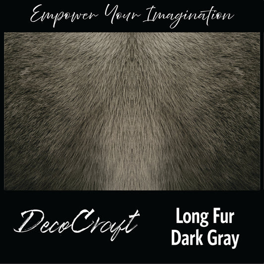 DecoCraft - Textures (Flat) Long Fur - Dark Gray